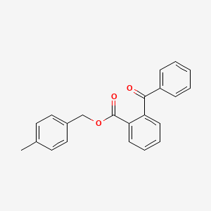 molecular formula C22H18O3 B5637936 4-methylbenzyl 2-benzoylbenzoate 