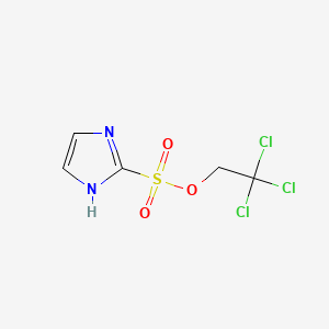 molecular formula C5H5Cl3N2O3S B563794 2,2,2-trichloroethyl 1H-imidazole-2-sulfonate CAS No. 903587-98-4