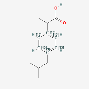 molecular formula C13H18O2 B563796 Ibuprofen-13C6 CAS No. 1216459-54-9