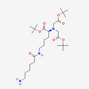molecular formula C28H53N3O7 B563801 Aminocaproic Nitrilotriacetic Acid Tri-tert-butylester CAS No. 1218921-96-0