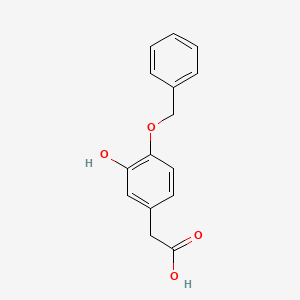 molecular formula C15H14O4 B563808 4-Benzyloxy-3-hydroxyphenylacetic acid CAS No. 28988-68-3