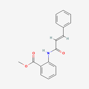 molecular formula C17H15NO3 B5638131 methyl 2-(cinnamoylamino)benzoate CAS No. 55695-68-6