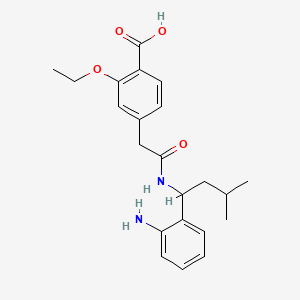 molecular formula C22H28N2O4 B563815 瑞格列奈香胺 CAS No. 874908-11-9