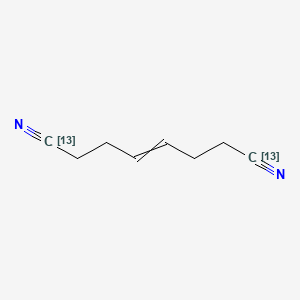 molecular formula C8H10N2 B563824 (4E)-Octenedinitrile-1,8-13C2 CAS No. 1185245-34-4