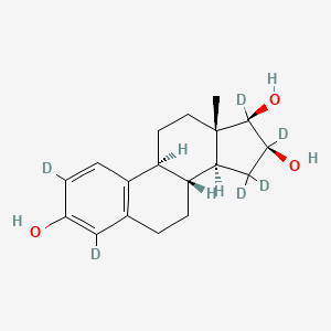 molecular formula C18H24O3 B563826 16-表雌三醇-d6 CAS No. 221093-41-0