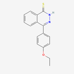 molecular formula C16H14N2OS B5638277 4-(4-ethoxyphenyl)-1(2H)-phthalazinethione 