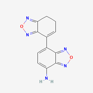 molecular formula C12H9N5O2 B5638298 6',7'-dihydro-4,4'-bi-2,1,3-benzoxadiazol-7-amine 