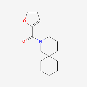 molecular formula C15H21NO2 B5638357 2-(2-furoyl)-2-azaspiro[5.5]undecane 