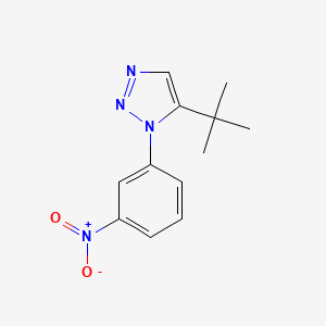 molecular formula C12H14N4O2 B5638374 5-tert-butyl-1-(3-nitrophenyl)-1H-1,2,3-triazole 