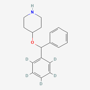 molecular formula C18H21NO B563844 去烷基依巴斯汀-d5 CAS No. 1189424-36-9