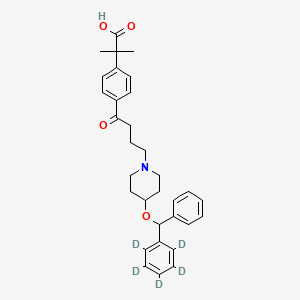 molecular formula C32H37NO4 B563845 卡巴他汀-d5 CAS No. 1189661-02-6