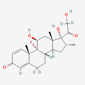 molecular formula C22H29FO5 B563859 地塞米松-d5 CAS No. 358731-91-6