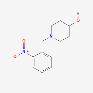 molecular formula C12H16N2O3 B5638805 1-(2-nitrobenzyl)-4-piperidinol CAS No. 184921-10-6