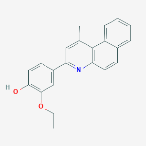 2-ethoxy-4-(1-methylbenzo[f]quinolin-3-yl)phenol