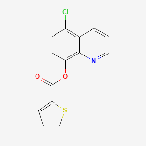 5-chloro-8-quinolinyl 2-thiophenecarboxylate