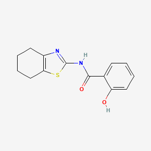 molecular formula C14H14N2O2S B5639114 2-hydroxy-N-(4,5,6,7-tetrahydro-1,3-benzothiazol-2-yl)benzamide 