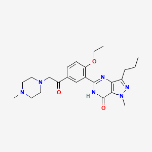 molecular formula C24H32N6O3 B563928 Noracetildenafil CAS No. 949091-38-7