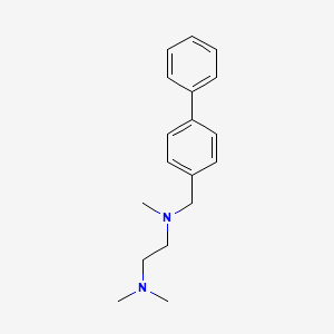 molecular formula C18H24N2 B5639449 (4-biphenylylmethyl)[2-(dimethylamino)ethyl]methylamine 