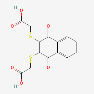 2,3-Bis(mercaptoacetic acid)-1,4-naphthalenedione