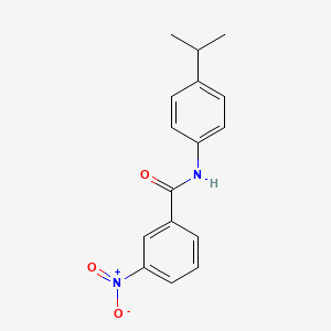 molecular formula C16H16N2O3 B5639656 N-(4-isopropylphenyl)-3-nitrobenzamide 
