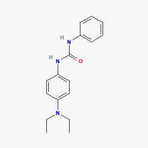 molecular formula C17H21N3O B5639670 N-[4-(diethylamino)phenyl]-N'-phenylurea 