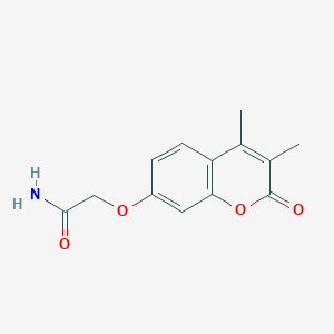 2-[(3,4-dimethyl-2-oxo-2H-chromen-7-yl)oxy]acetamide
