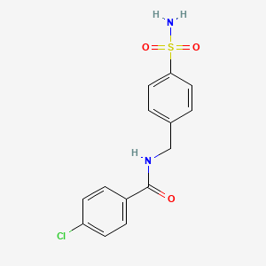 N-[4-(aminosulfonyl)benzyl]-4-chlorobenzamide