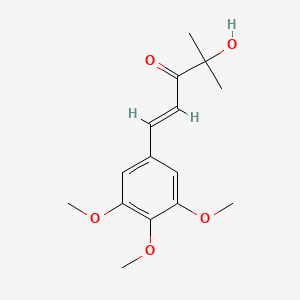 4-hydroxy-4-methyl-1-(3,4,5-trimethoxyphenyl)-1-penten-3-one