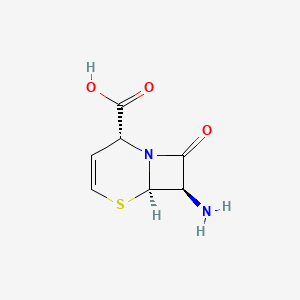molecular formula C7H8N2O3S B563988 (2R,6R,7R)-7-Amino-8-oxo-5-thia-1-azabicyclo[4.2.0]oct-3-ene-2-carboxylic acid CAS No. 102044-68-8