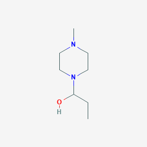 B056399 1-(4-Methylpiperazin-1-yl)propan-1-ol CAS No. 116311-00-3