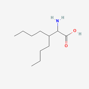 molecular formula C11H23NO2 B563995 2-Amino-3-butylheptanoic acid CAS No. 100535-50-0