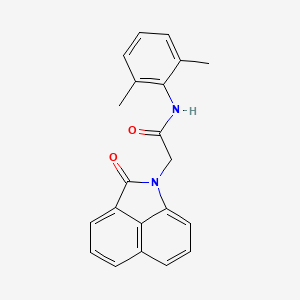 molecular formula C21H18N2O2 B5639966 N-(2,6-dimethylphenyl)-2-(2-oxobenzo[cd]indol-1(2H)-yl)acetamide 