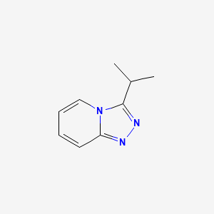 molecular formula C9H11N3 B564009 3-Propan-2-yl-[1,2,4]triazolo[4,3-a]pyridine CAS No. 109442-40-2