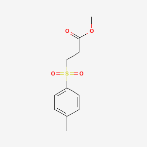 molecular formula C11H14O4S B5640122 methyl 3-[(4-methylphenyl)sulfonyl]propanoate CAS No. 10154-77-5