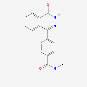 molecular formula C17H15N3O2 B5640203 N,N-dimethyl-4-(4-oxo-3,4-dihydro-1-phthalazinyl)benzamide 