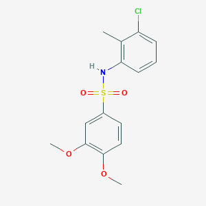 N-(3-chloro-2-methylphenyl)-3,4-dimethoxybenzenesulfonamide