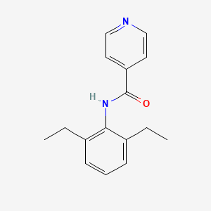 molecular formula C16H18N2O B5640258 N-(2,6-diethylphenyl)isonicotinamide 