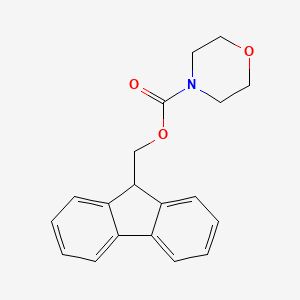 molecular formula C19H19NO3 B5640333 9H-fluoren-9-ylmethyl 4-morpholinecarboxylate CAS No. 112918-83-9