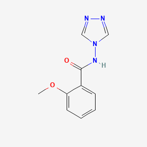 molecular formula C10H10N4O2 B5640378 2-methoxy-N-4H-1,2,4-triazol-4-ylbenzamide 