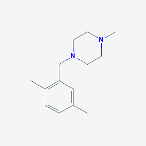 1-(2,5-dimethylbenzyl)-4-methylpiperazine