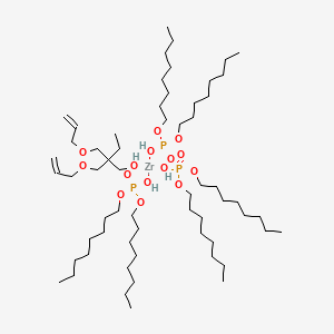 Zirconium (bis-2,2-(allyloxymethyl)butoxide)tris(dioctylphosphate)