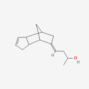 molecular formula C14H20O B564062 2-Butanol, 4-(3,3a,4,6,7,7a-hexahydro-4,7-methano-5H-inden-5-ylidene)- CAS No. 105304-56-1
