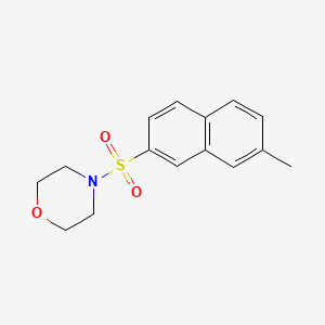 molecular formula C15H17NO3S B5640723 4-[(7-methyl-2-naphthyl)sulfonyl]morpholine 