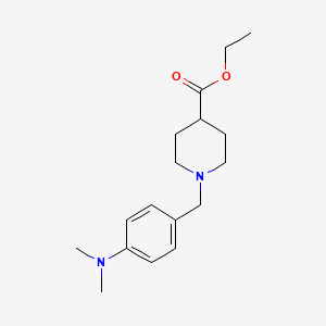ethyl 1-[4-(dimethylamino)benzyl]-4-piperidinecarboxylate