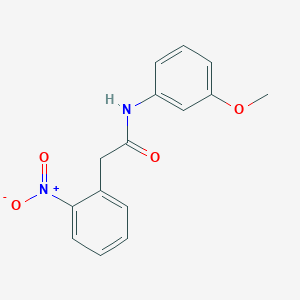 molecular formula C15H14N2O4 B5640828 N-(3-methoxyphenyl)-2-(2-nitrophenyl)acetamide 
