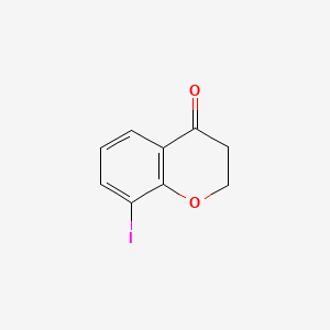 molecular formula C9H7IO2 B564086 8-Iodo-4-Chromanone CAS No. 101713-87-5