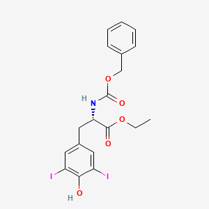 molecular formula C19H19I2NO5 B564095 Z-Tyr(3,5-I2)-oet CAS No. 102202-92-6