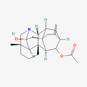 molecular formula C22H29NO3 B564096 Spiradine C CAS No. 19741-52-7