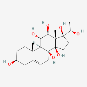 molecular formula C21H34O7 B564098 Stephanol CAS No. 19697-89-3