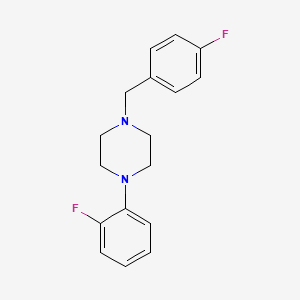 1-(4-fluorobenzyl)-4-(2-fluorophenyl)piperazine